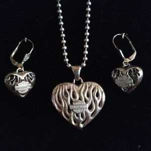 Harley Davidson 💖Flaming Heart 💖